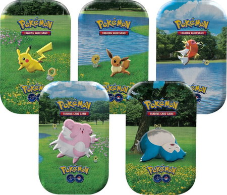 Pokemon GO Mini Tin [Set of 5] - Pokemon GO Pokémon trading card