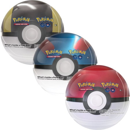 Pokemon GO Poke Ball Tin [Set of 3] - Pokemon GO Pokémon trading card