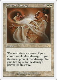 Reverse Damage - Classic Sixth Edition (6ED) #39 - Rare Magic: The Gathering Trading Card