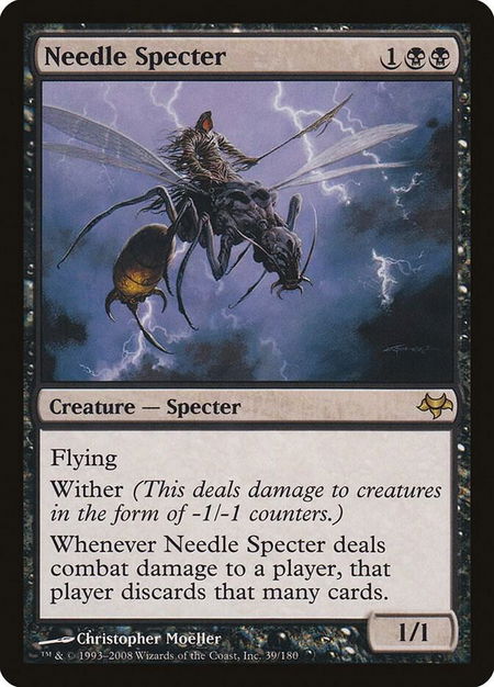 Needle Specter - Eventide Magic: The Gathering trading card