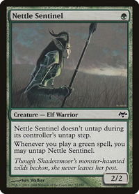 Nettle Sentinel - Eventide (EVE) #71 - Common Magic: The Gathering Trading Card