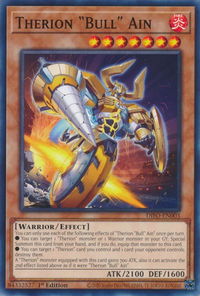 Therion "Bull" Ain - Dimension Force (DIFO) #DIFO-EN003 - Common / Short Print YuGiOh Trading Card
