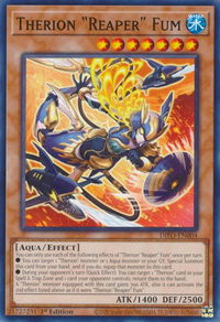 Therion "Reaper" Fum - Dimension Force (DIFO) #DIFO-EN004 - Common / Short Print YuGiOh Trading Card