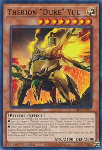 Therion "Duke" Yul - Dimension Force (DIFO) #DIFO-EN005 - Common / Short Print YuGiOh Trading Card