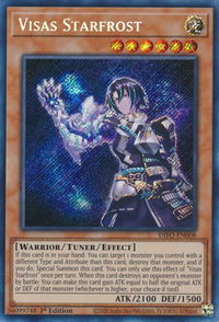 Visas Starfrost - Dimension Force (DIFO) #DIFO-EN008 - Secret Rare YuGiOh Trading Card