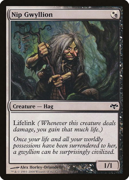 Nip Gwyllion - Eventide Magic: The Gathering trading card