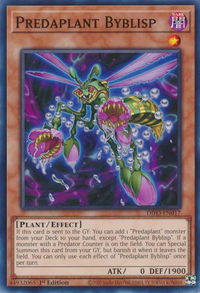 Predaplant Byblisp - Dimension Force (DIFO) #DIFO-EN017 - Common / Short Print YuGiOh Trading Card