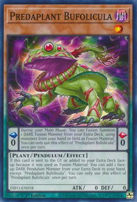 Predaplant Bufolicula - Dimension Force (DIFO) #DIFO-EN018 - Common / Short Print YuGiOh Trading Card