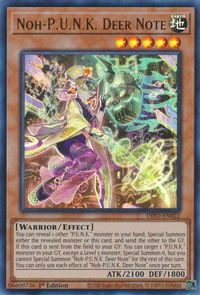 Noh-P.U.N.K. Deer Note - Dimension Force (DIFO) #DIFO-EN022 - Ultra Rare YuGiOh Trading Card