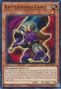 Battleguard Cadet - Dimension Force (DIFO) #DIFO-EN025 - Common / Short Print YuGiOh Trading Card