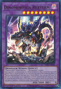 Dinomorphia Rexterm - Dimension Force (DIFO) #DIFO-EN038 - Ultra Rare YuGiOh Trading Card