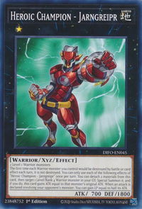 Heroic Champion - Jarngreipr - Dimension Force (DIFO) #DIFO-EN045 - Common / Short Print YuGiOh Trading Card