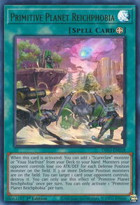 Primitive Planet Reichphobia - Dimension Force (DIFO) #DIFO-EN058 - Ultra Rare YuGiOh Trading Card