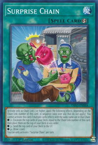 Surprise Chain - Dimension Force (DIFO) #DIFO-EN068 - Common / Short Print YuGiOh Trading Card