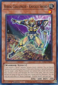 Heroic Challenger - Knuckle Sword - Dimension Force (DIFO) #DIFO-EN015 - Common / Short Print YuGiOh Trading Card