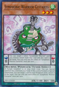 Symphonic Warrior Guitariss - Dimension Force (DIFO) #DIFO-EN020 - Common / Short Print YuGiOh Trading Card
