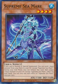 Supreme Sea Mare - Dimension Force (DIFO) #DIFO-EN030 - Common / Short Print YuGiOh Trading Card