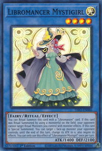 Libromancer Mystigirl - Dimension Force (DIFO) #DIFO-EN086 - Super Rare YuGiOh Trading Card