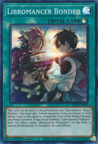 Libromancer Bonded - Dimension Force (DIFO) #DIFO-EN089 - Super Rare YuGiOh Trading Card
