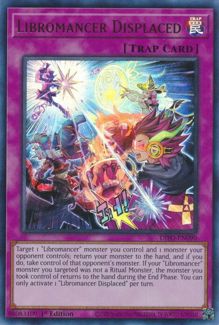 Libromancer Displaced - Dimension Force YuGiOh trading card