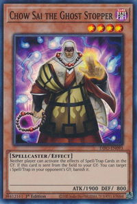 Chow Sai the Ghost Stopper - Dimension Force (DIFO) #DIFO-EN093 - Super Rare YuGiOh Trading Card