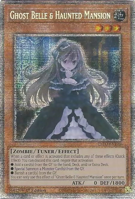 Ghost Belle & Haunted Mansion (Starlight Rare) - Dimension Force YuGiOh trading card