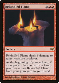 Rekindled Flame - Eventide (EVE) #61 - Rare Magic: The Gathering Trading Card
