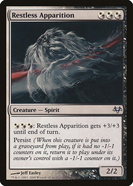 Restless Apparition - Eventide Magic: The Gathering trading card
