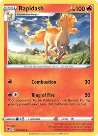 Rapidash - SWSH10: Astral Radiance (SWSH10) #022/189 - Rare Pokémon Trading Card