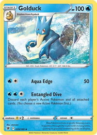 Golduck - SWSH10: Astral Radiance (SWSH10) #029/189 - Uncommon Pokémon Trading Card