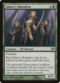 Talara's Battalion - Eventide (EVE) #77 - Rare Magic: The Gathering Trading Card