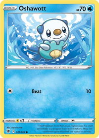 Oshawott - SWSH10: Astral Radiance (SWSH10) #041/189 - Common Pokémon Trading Card