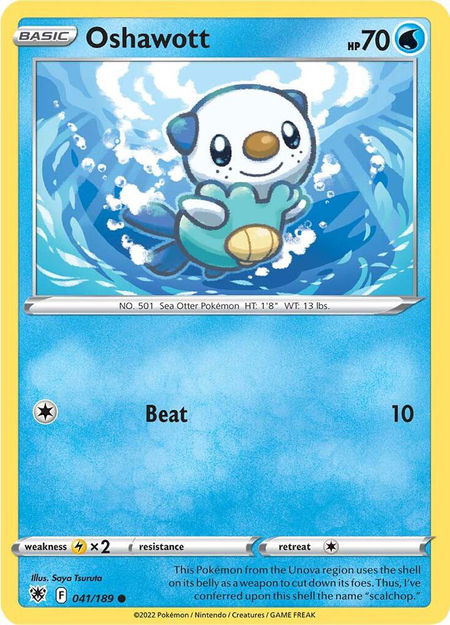 Oshawott - SWSH10: Astral Radiance Pokémon trading card