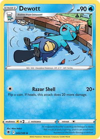 Dewott - SWSH10: Astral Radiance (SWSH10) #042/189 - Uncommon Pokémon Trading Card