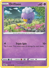 Drifloon - SWSH10: Astral Radiance (SWSH10) #063/189 - Common Pokémon Trading Card