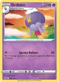 Drifblim - SWSH10: Astral Radiance (SWSH10) #064/189 - Uncommon Pokémon Trading Card