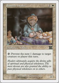 Samite Healer - Classic Sixth Edition (6ED) #40 - Common Magic: The Gathering Trading Card