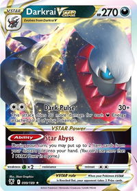 Darkrai VSTAR - SWSH10: Astral Radiance (SWSH10) #099/189 - Ultra Rare Pokémon Trading Card