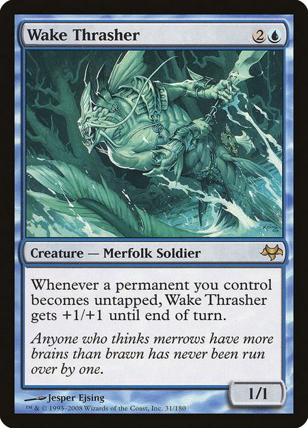 Wake Thrasher - Eventide Magic: The Gathering trading card