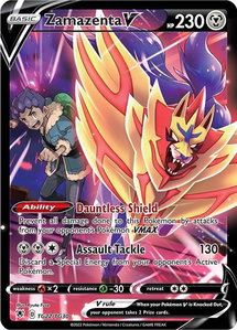 Zamazenta V - SWSH10: Astral Radiance Trainer Gallery (SWSH10:TG) #TG22/TG30 - Ultra Rare Pokémon Trading Card