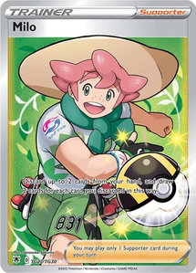Milo - SWSH10: Astral Radiance Trainer Gallery (SWSH10:TG) #TG27/TG30 - Ultra Rare Pokémon Trading Card