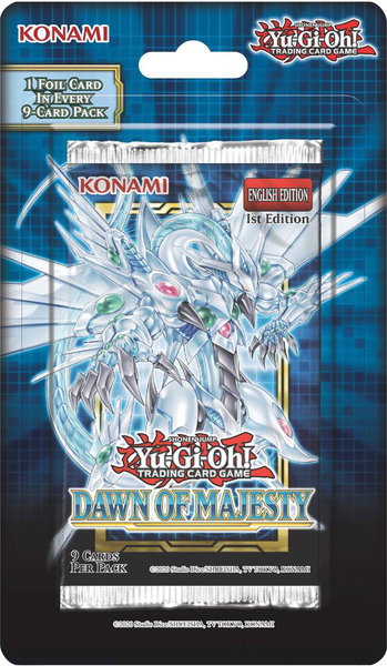 Dawn of Majesty Blister Pack [1st Edition] - Dawn of Majesty YuGiOh trading card