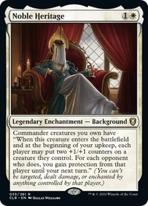 Noble Heritage - Commander Legends: Battle for Baldur's Gate (CLB) #35 - Rare Magic: The Gathering Trading Card