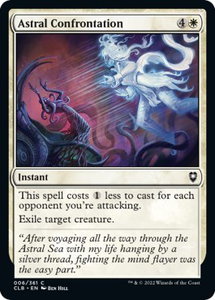 Astral Confrontation - Commander Legends: Battle for Baldur's Gate (CLB) #6 - Common Magic: The Gathering Trading Card