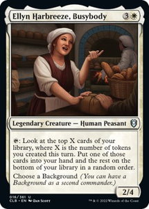 Ellyn Harbreeze, Busybody - Commander Legends: Battle for Baldur's Gate (CLB) #16 - Uncommon Magic: The Gathering Trading Card