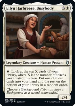 Ellyn Harbreeze, Busybody - Commander Legends: Battle for Baldur's Gate Magic: The Gathering trading card