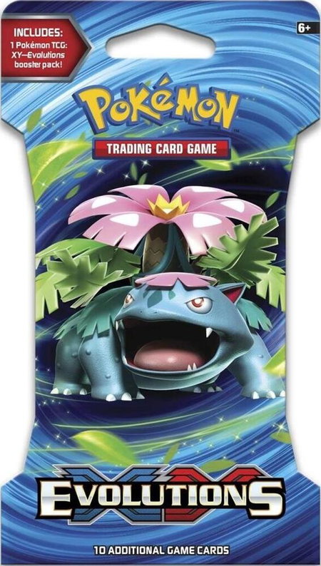 XY - Evolutions Sleeved Booster Pack trading card from XY - Evolutions XY - Evolutions Sleeved Booster Pack - XY - Evolutions Pokémon trading card