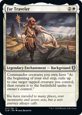Far Traveler - Commander Legends: Battle for Baldur's Gate Magic: The Gathering trading card
