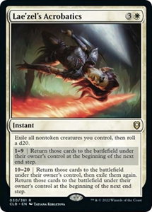 Lae'zel's Acrobatics - Commander Legends: Battle for Baldur's Gate (CLB) #30 - Rare Magic: The Gathering Trading Card