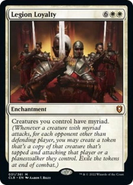 Legion Loyalty - Commander Legends: Battle for Baldur's Gate Magic: The Gathering trading card